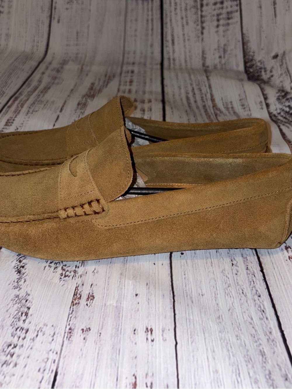 Gordon Rush Men's Suede Loafers in Tan Brown Size 9 NWOT